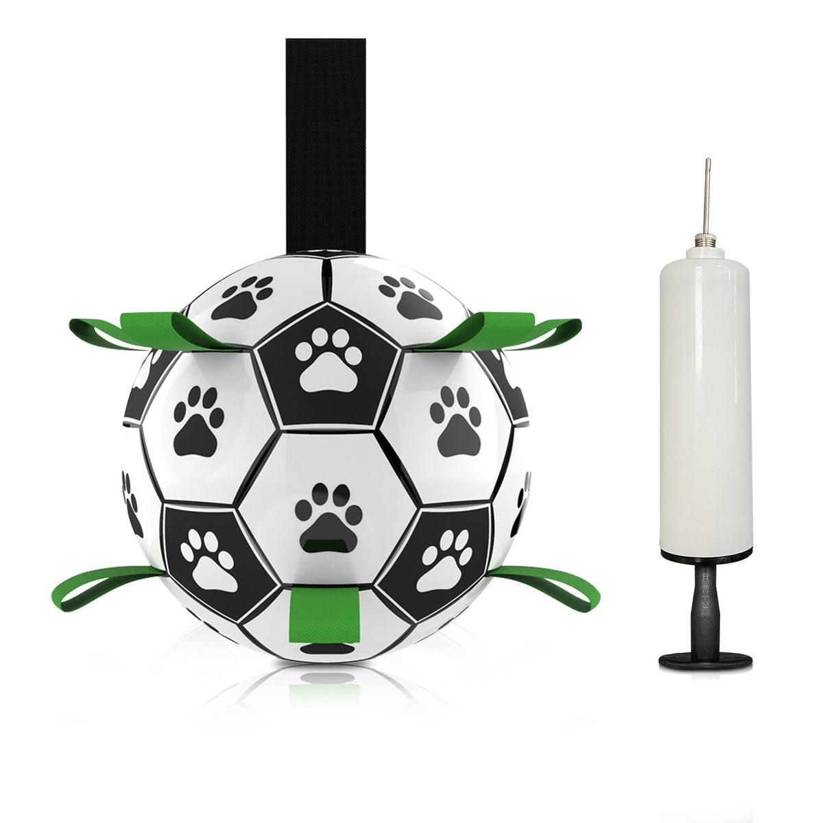 Fetch & Purr Lovely Paw Football Dog Toy with a soft, plush paw design perfect for playful dogs.