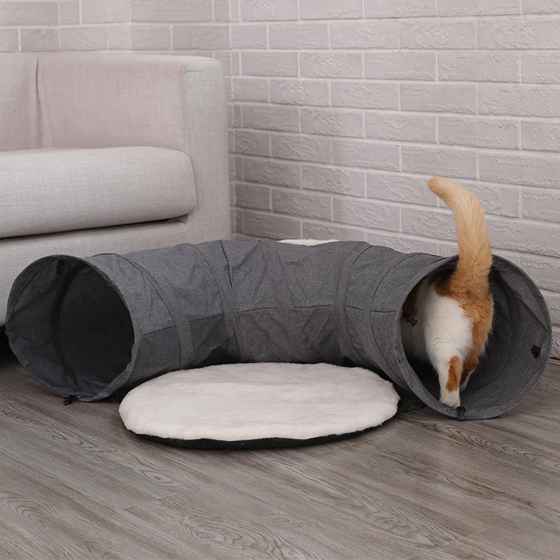 Soft, plush Luxurious Cat Cave bed by Fetch & Purr, featuring cozy, enclosed space for comfortable feline relaxation.