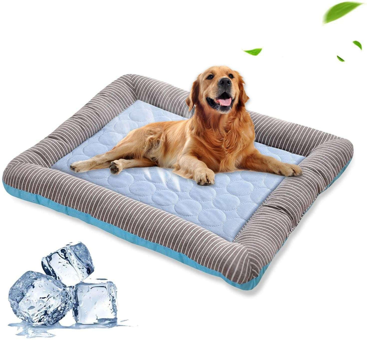 Pet Zone Fetch & Purr Cold Sense Cool Pad for pets, soft, cushioned cooling mat designed to keep pets comfortable.