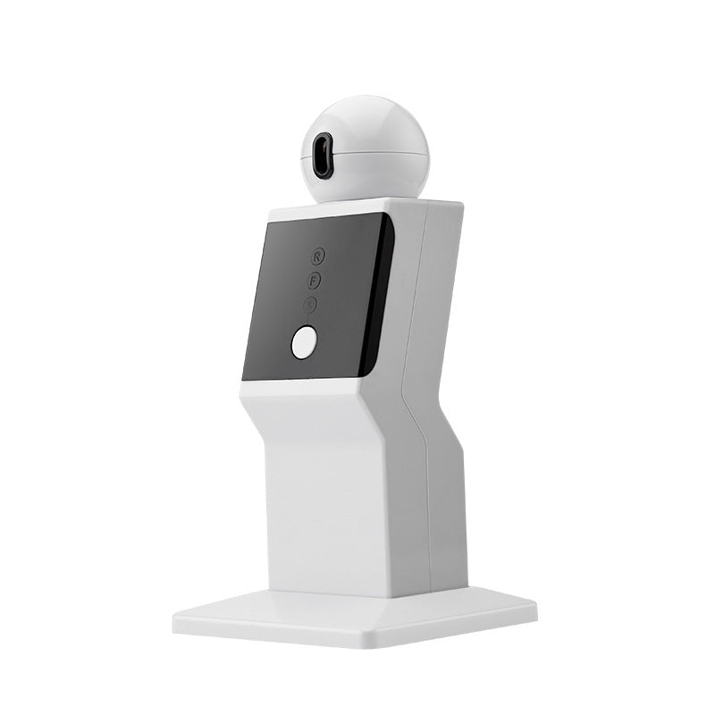 Robotic cat playmate with interactive smart toys by Fetch & Purr, featuring colorful, engaging feline entertainment accessories.