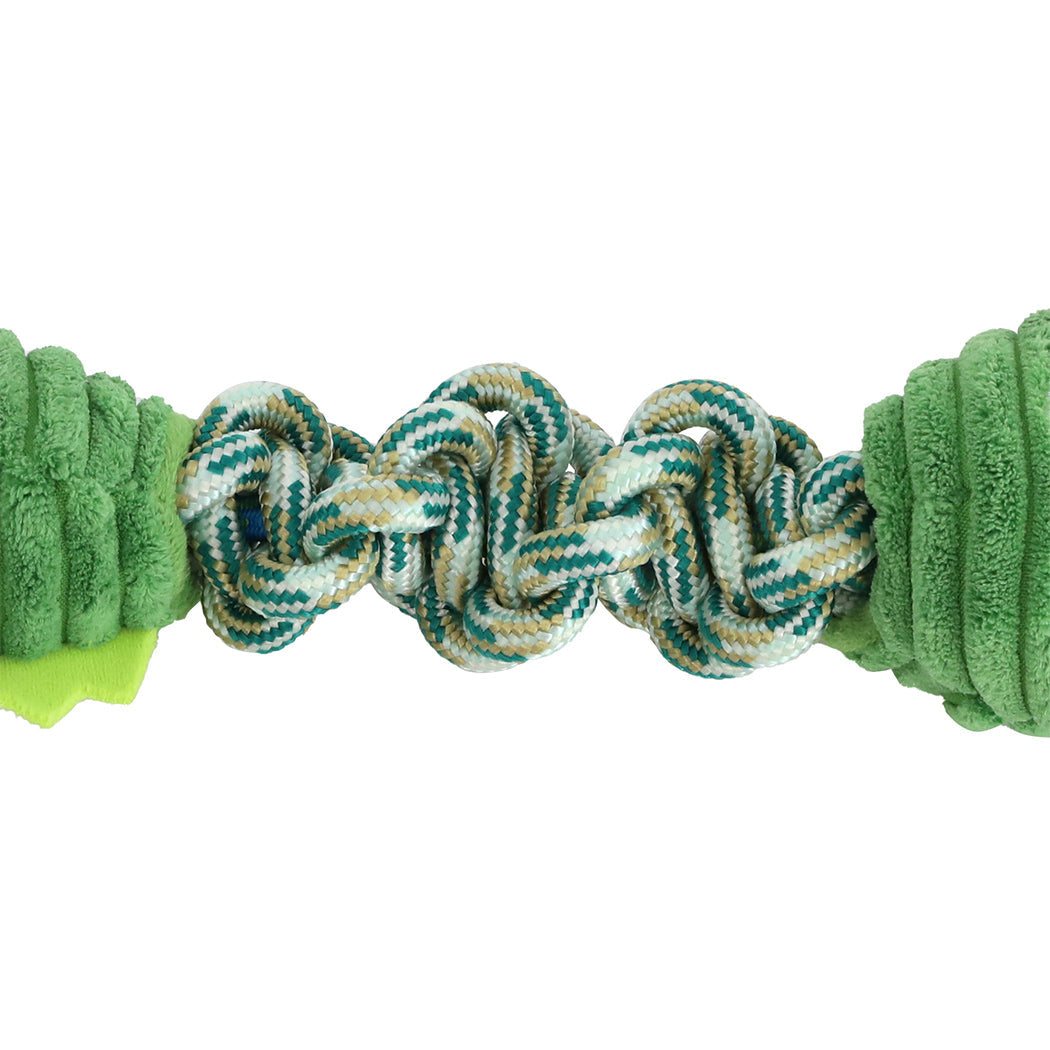 Fetch & Purr PaWz dog chew toy with squeaker for puppies, featuring colorful, soft, durable material suitable for playful pets.