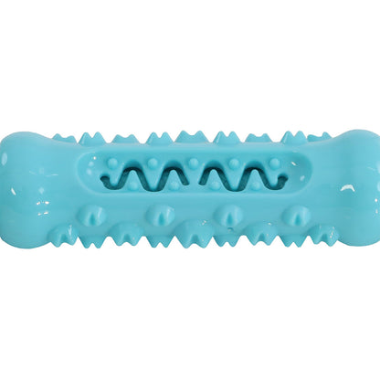 Fetch & Purr PaWz dog chew toy with squeaky feature for puppies, designed for playful pet fun and dental health.